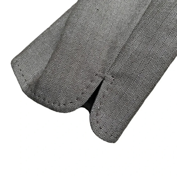 Tahari ASL Herringbone Skirt Suit 2-Piece Blazer & Peplum Skirt Brown Gray Sz 10 - Picture 12 of 16